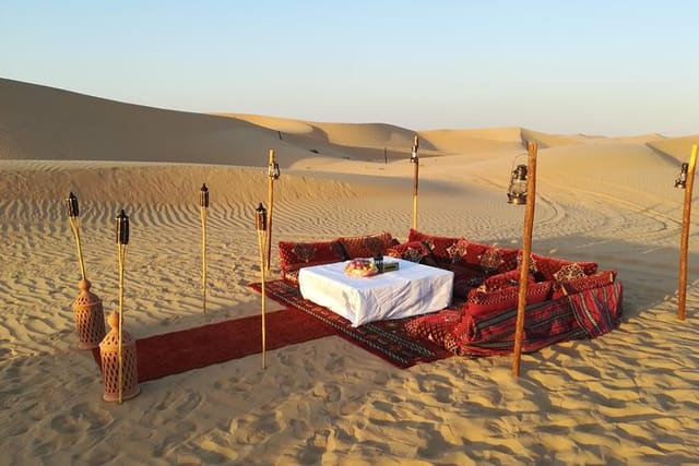 Romantic Dune Dinner At Empty Quarter - Photo 1 of 2